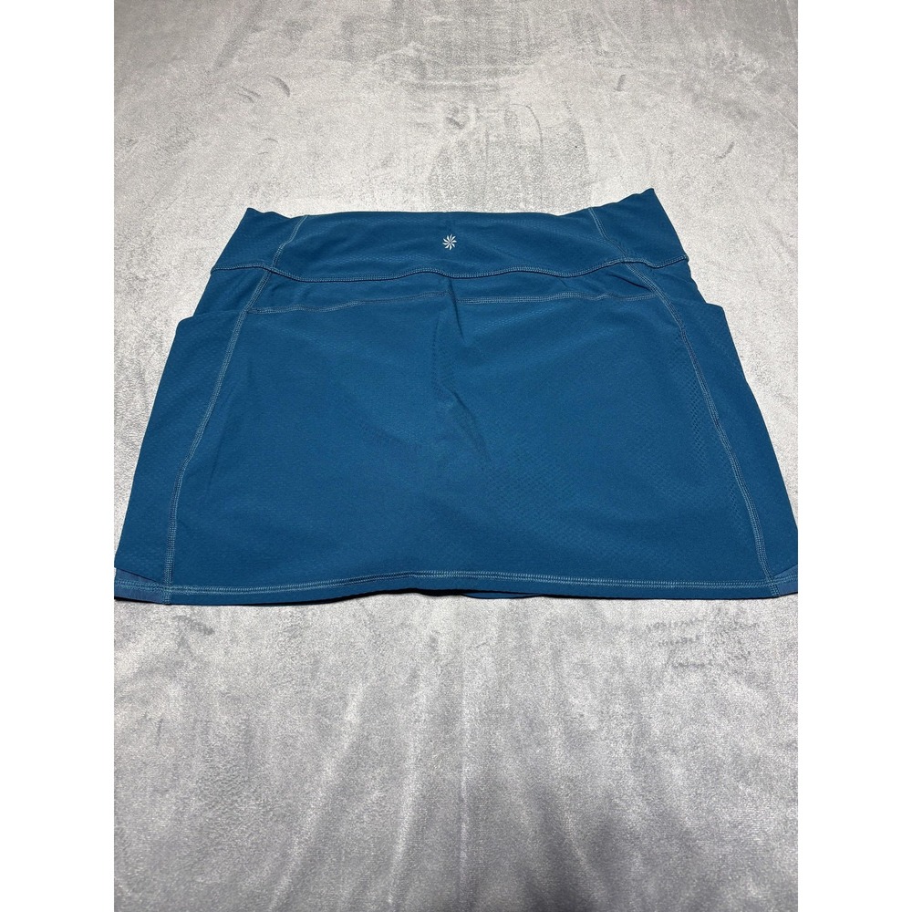 Athleta Women Size M Blue Dobby Action Skort 405604